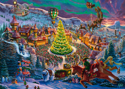 Schmidt | Zac Kinkade: Santa's North Pole (1,000 Pieces) | Jigsaw Puzzle | Ages 14+ | 1+ Players