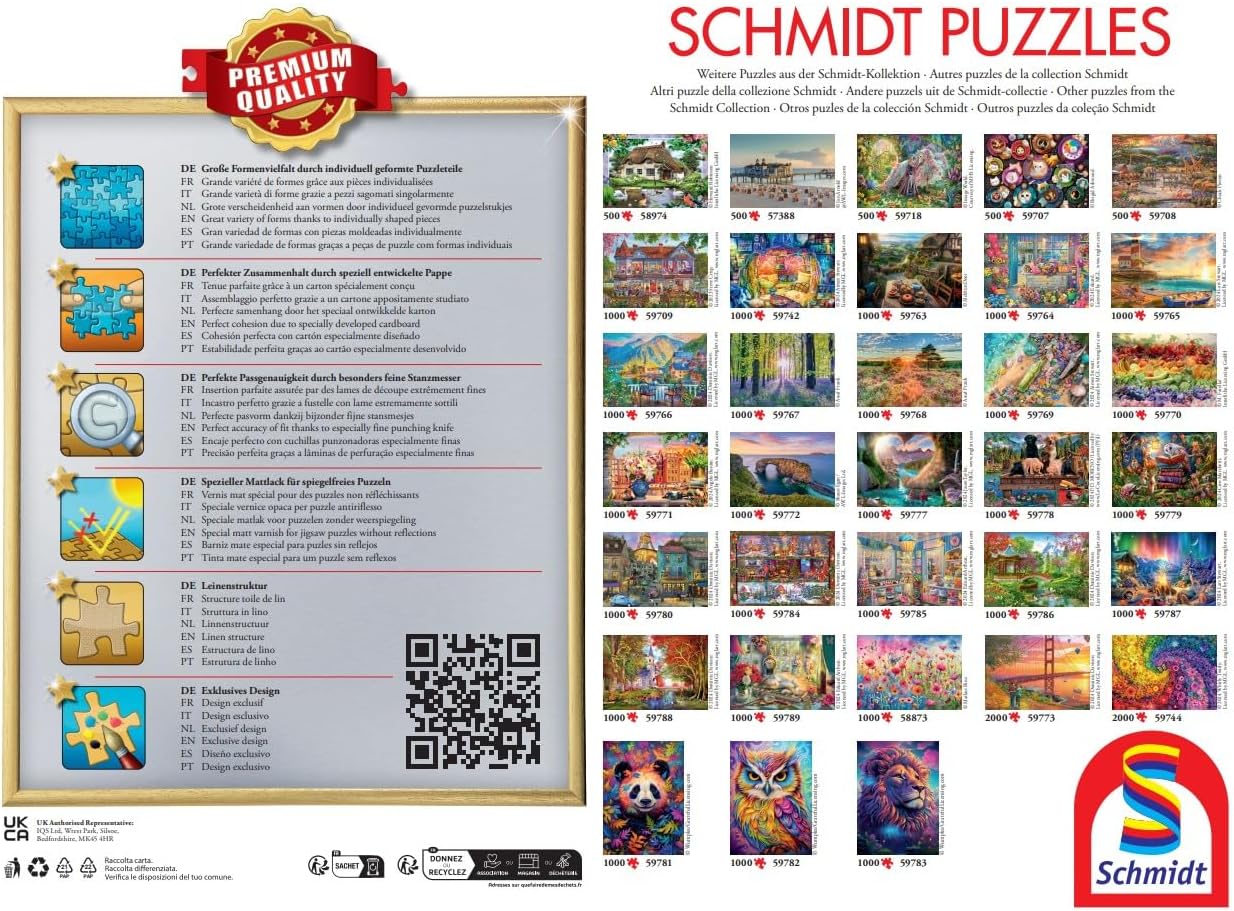 Schmidt | Zac Kinkade: Santa's North Pole (1,000 Pieces) | Jigsaw Puzzle | Ages 14+ | 1+ Players