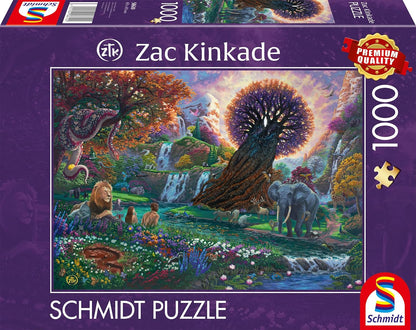 Schmidt | Zac Kinkade: The Garden of Eden (1,000 Pieces) | Jigsaw Puzzle | Ages 14+ | 1+ Players