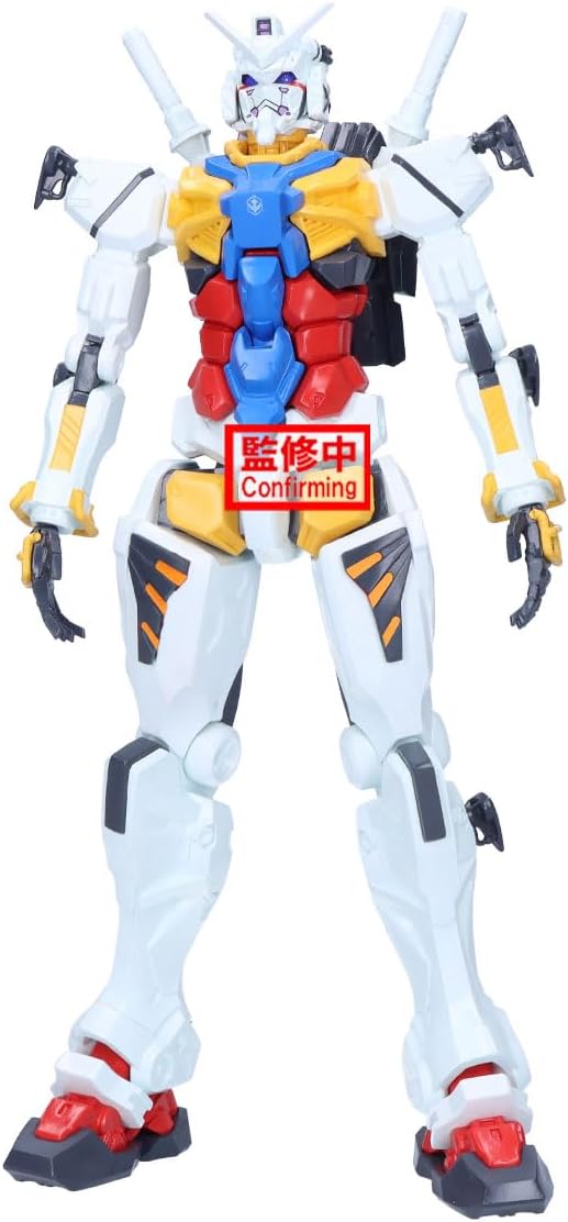 Banpresto BP29476P Action Figure White Gundam Mobile Suit Gundam Gquuuuuuux, Genkai Toppa 28 cm, Multicolor, Collectible Figure, Optimal for Anime Fans