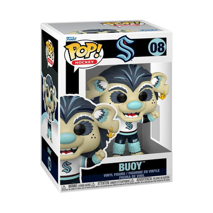 Funko Pop! NHL Mascots: Kraken, Buoy, NHL Mascots And Marks, Figura in Vinile da Collezione, Idea Regalo, Merchandising Ufficiale, Giocattoli per Bambini e Adulti, Sports Fans