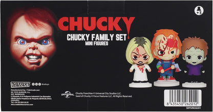 Chucky Pokis Rubber Minifigures 3-Pack 7 Cm