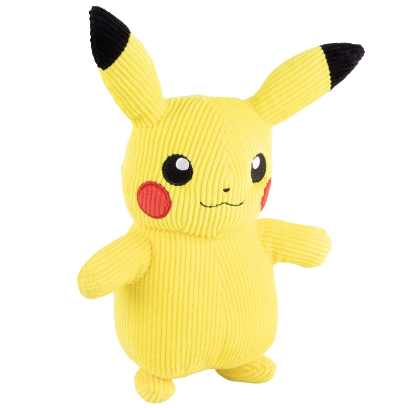 Pokémon Select Corduroy Pikachu Plush - 8-Inch - Unique Fabric - Authentic Details