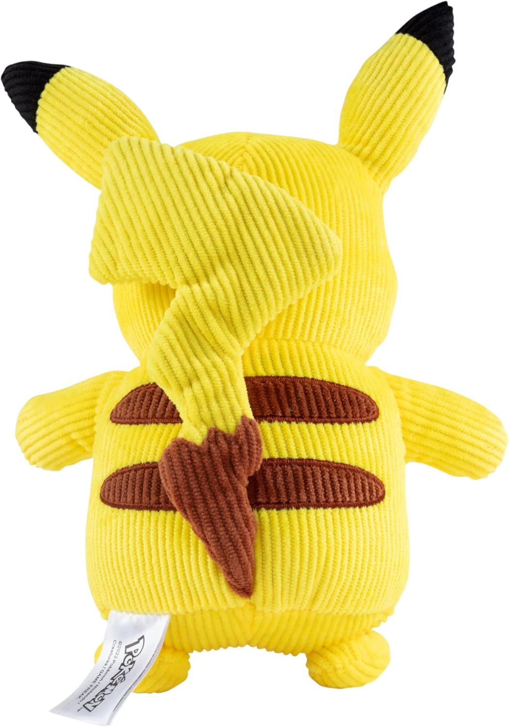 Pokémon Select Corduroy Pikachu Plush - 8-Inch - Unique Fabric - Authentic Details