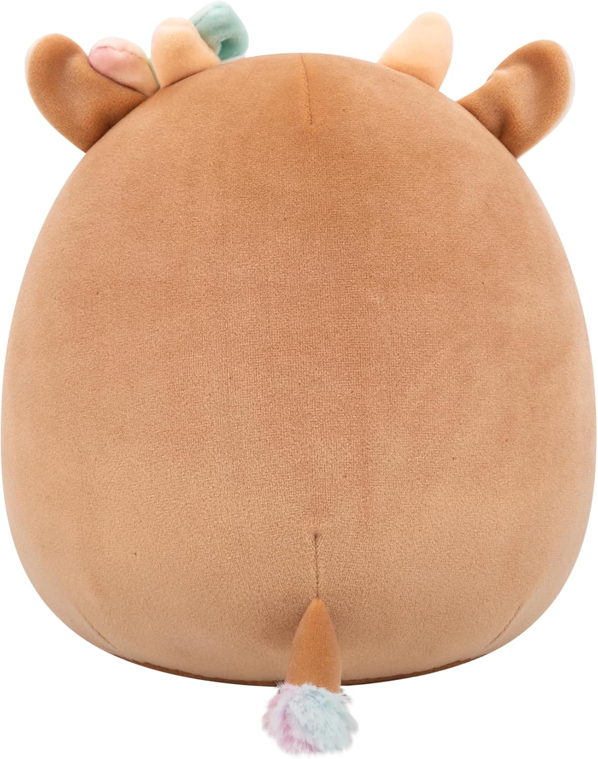 Squishmallows Original Griella the Winking Brown Cow with Rainbow Spotted Belly 8-Inch Plush