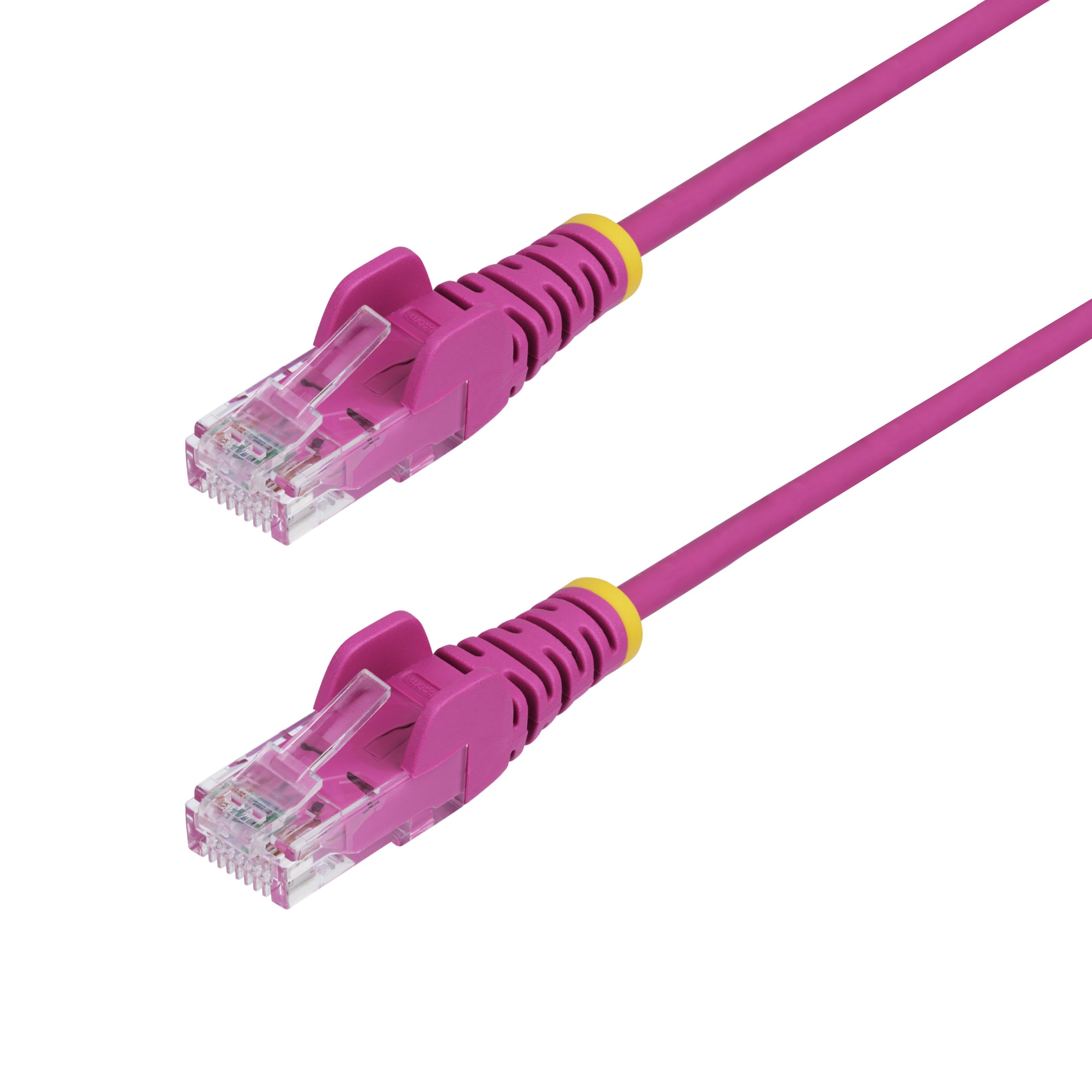 StarTech.com 5m Pink Slim CAT6 Ethernet Cable, Snagless RJ45, LSZH, 28AWG Pure Bare Copper, Slim Network Patch Cable/Cord