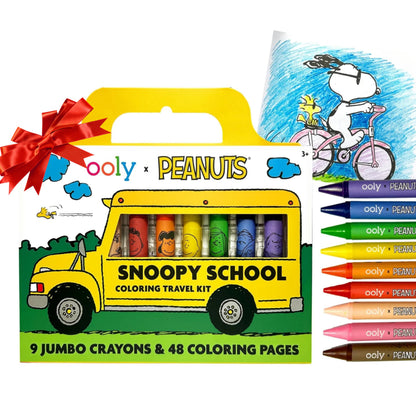 Ooly - OOLY x Peanuts: Snoopy School Coloring Travel Kit