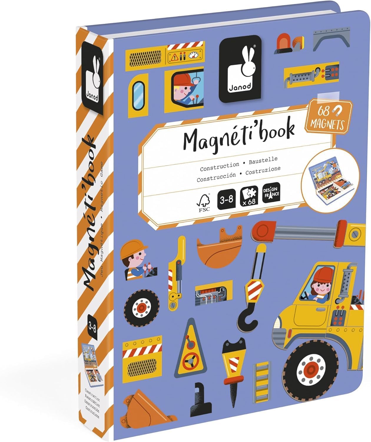 Janod Magnetibook - Constructie