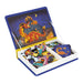 Janod - Magnéti'Book Drachen - Magnetisches Lernspiel 53 Magnete + 10 Modelle - Kinderspielzeug aus FSC-Karton - Fördert die Fingerfertigkeit und Vorstellungskraft - Ab 3 Jahre - J02527