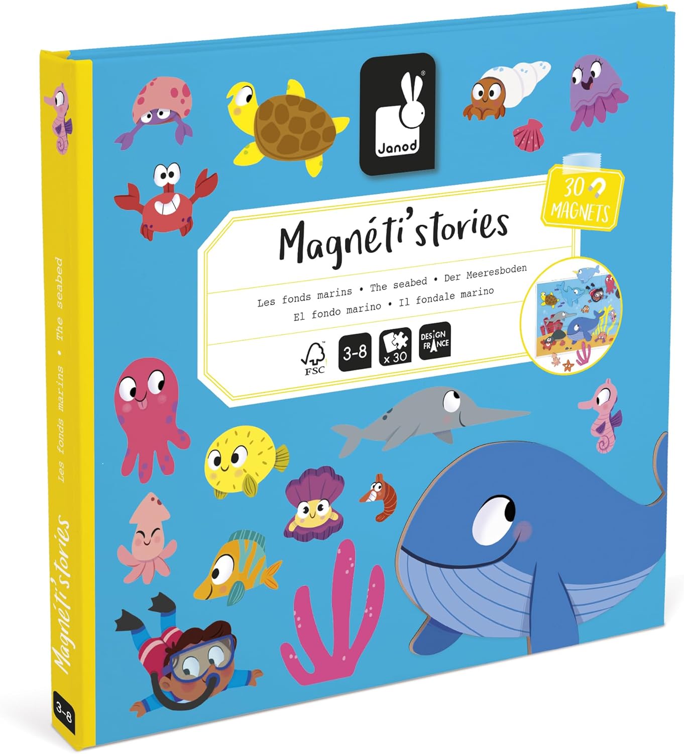 Janod Magnetibook - Zeedieren