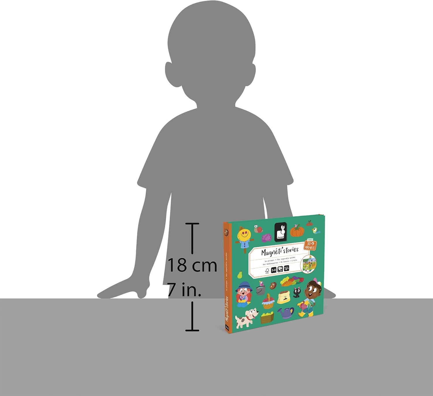 Janod Magnetibook - Moestuin