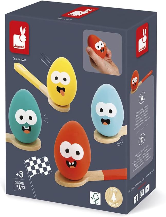Janod Verjaardagsspel - Eieren race