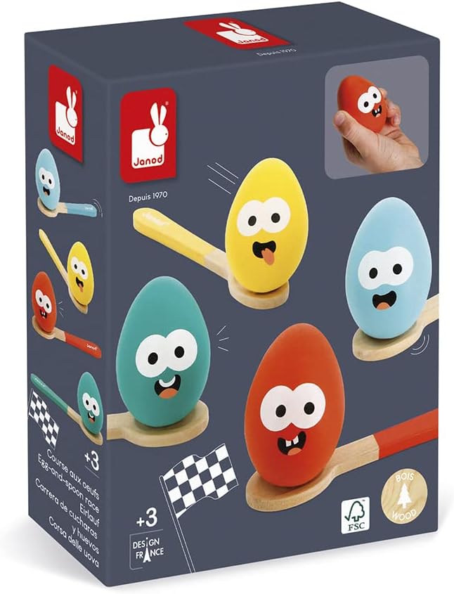 Janod Verjaardagsspel - Eieren race