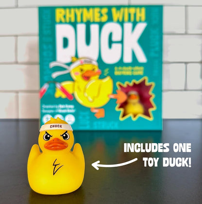 Gray Matters Games Rhymes with Duck Card Game, Family Word Play Game, Ages 10+, 4-8 Players