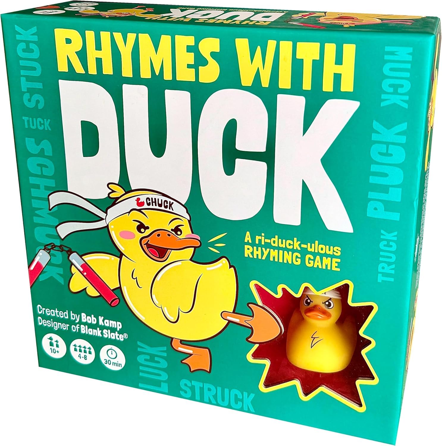 Gray Matters Games Rhymes with Duck Card Game, Family Word Play Game, Ages 10+, 4-8 Players