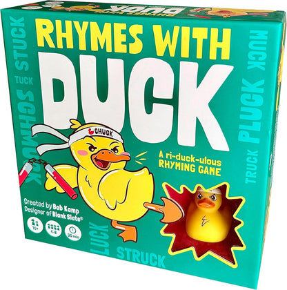 Gray Matters Games Rhymes with Duck Card Game, Family Word Play Game, Ages 10+, 4-8 Players