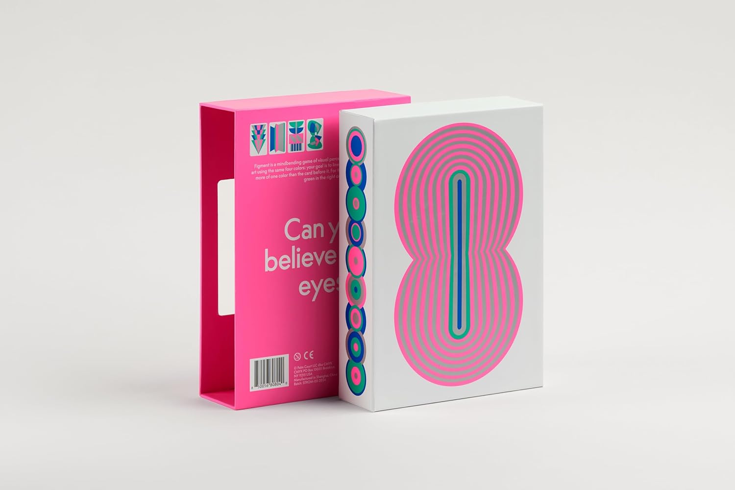 Figment Card Game (Magenta) – A Mindbending Game of Visual Perception