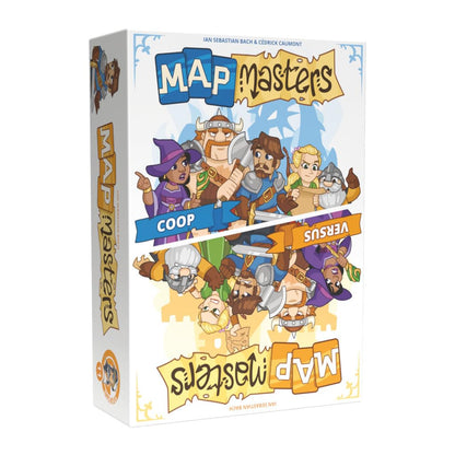 Maps Masters | Strategic & Creative Board Game | Build Your Dungeon and Trace Your Path | Competitive or Co-op Mode | Adventure & Thinking Game
