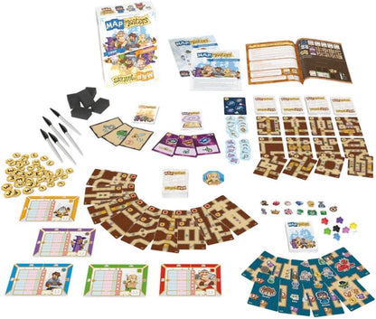 Maps Masters | Strategic & Creative Board Game | Build Your Dungeon and Trace Your Path | Competitive or Co-op Mode | Adventure & Thinking Game