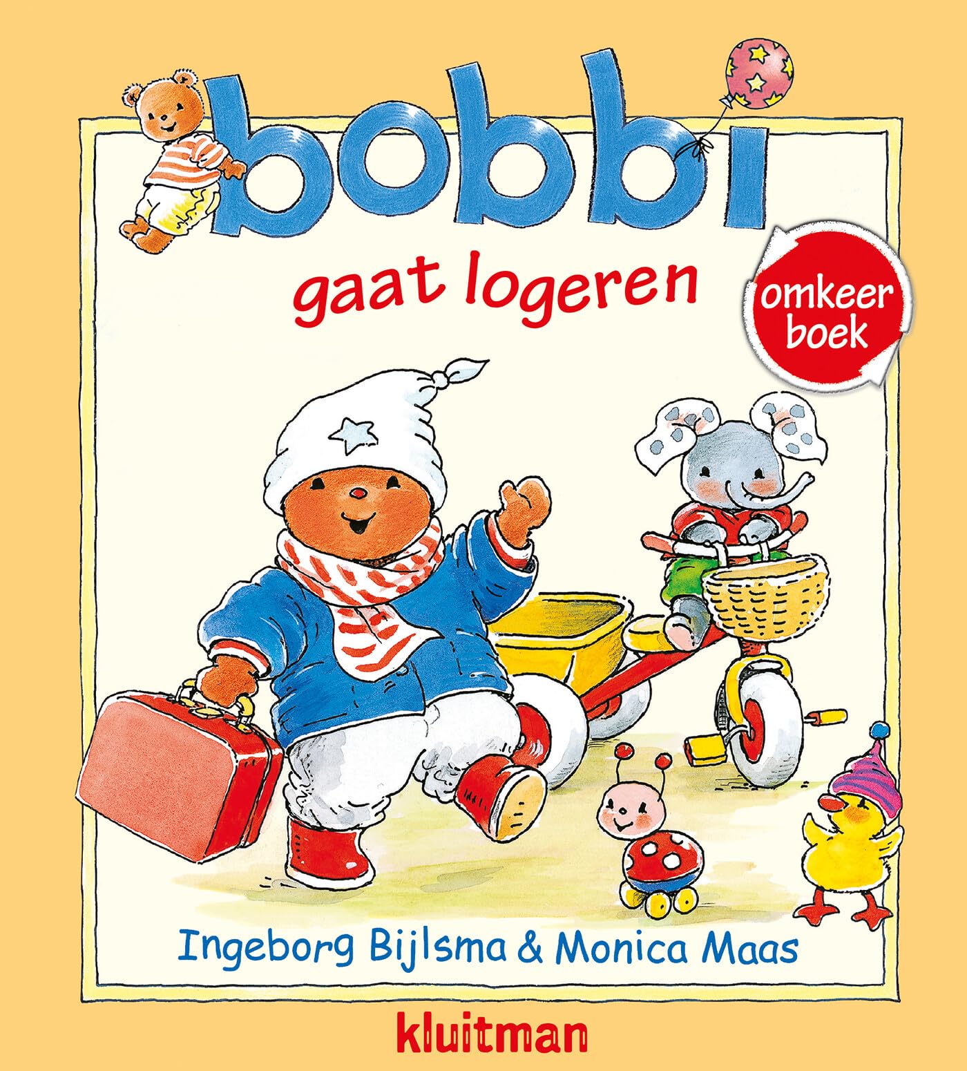 Uitgeverij Kluitman - Omkeer:  Bobbi Gaat Logeren / Is Zijn Knuffel Kwijt