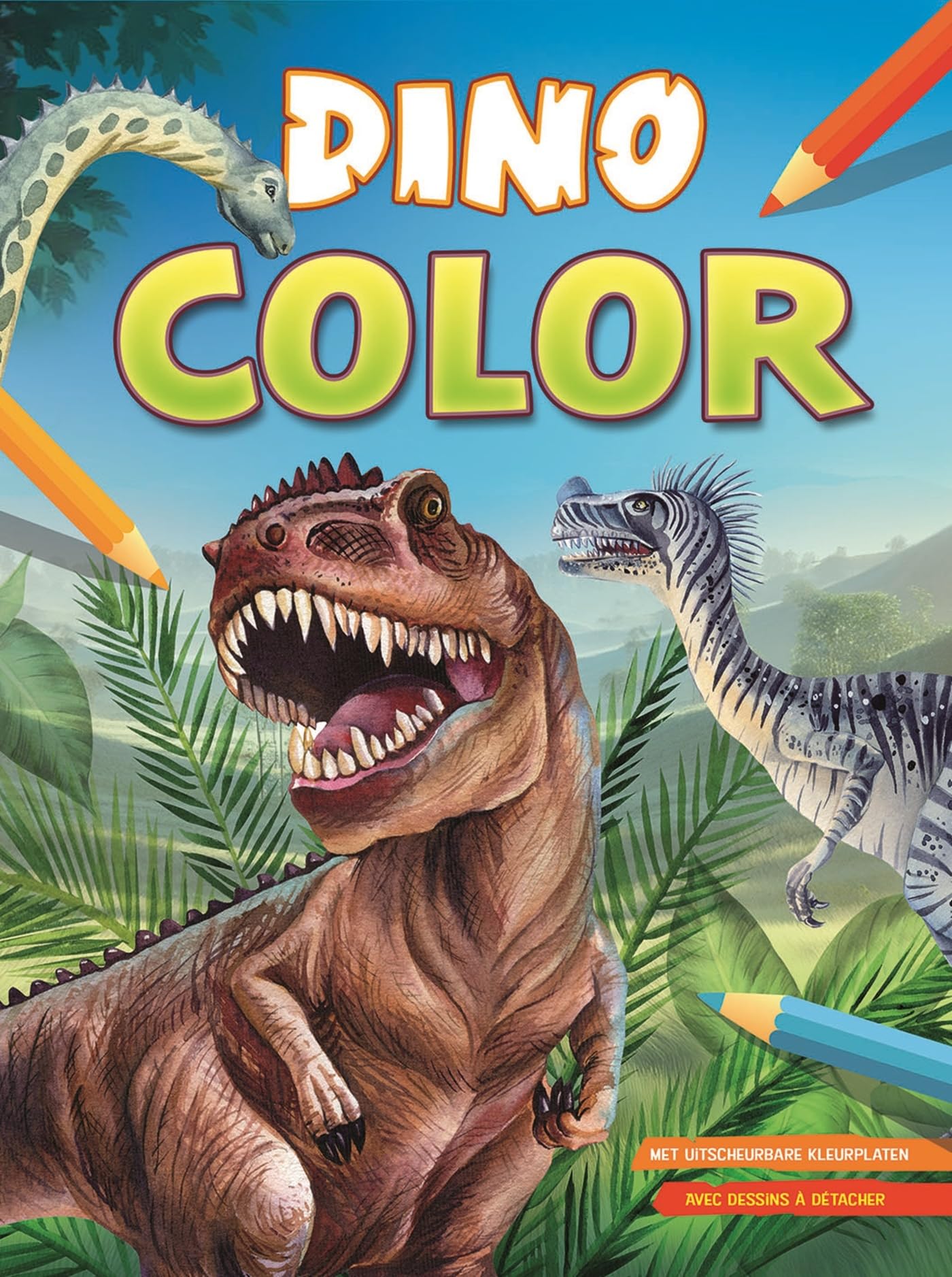 Dino Color kleurblok / Dino Color Bloc de coloriage