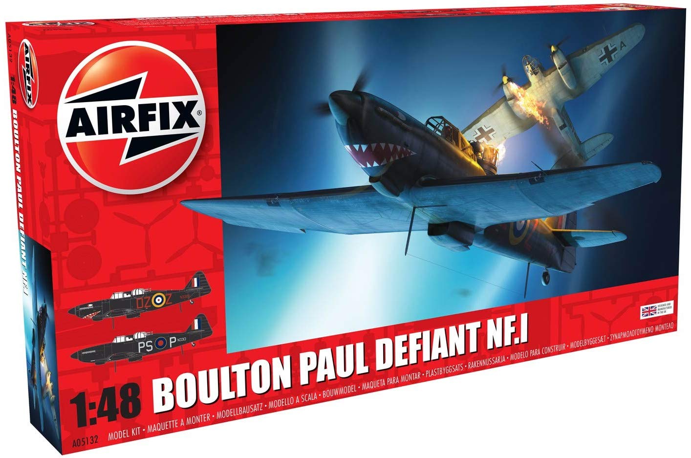 Airfix Modello A05132 Boulton Paul Defiant NF.1