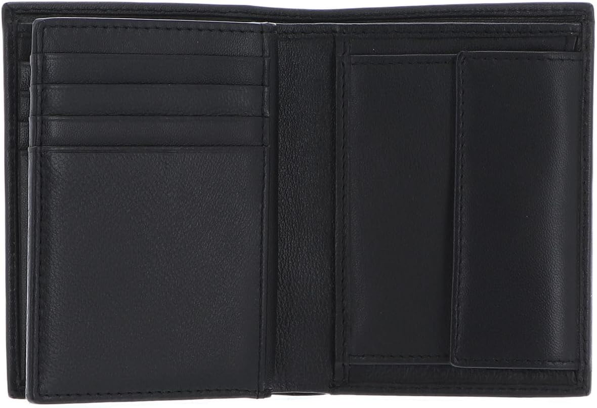 HUGO BOSS Classic Smooth Wallet, Black, Leather, RFID Protected, Bi-Fold, Men's Wallet