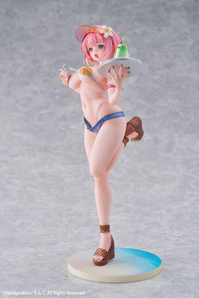 Original Illustration statuette PVC 1/7 Summer Waiter illustration by Kink Limited Edition 25 cm