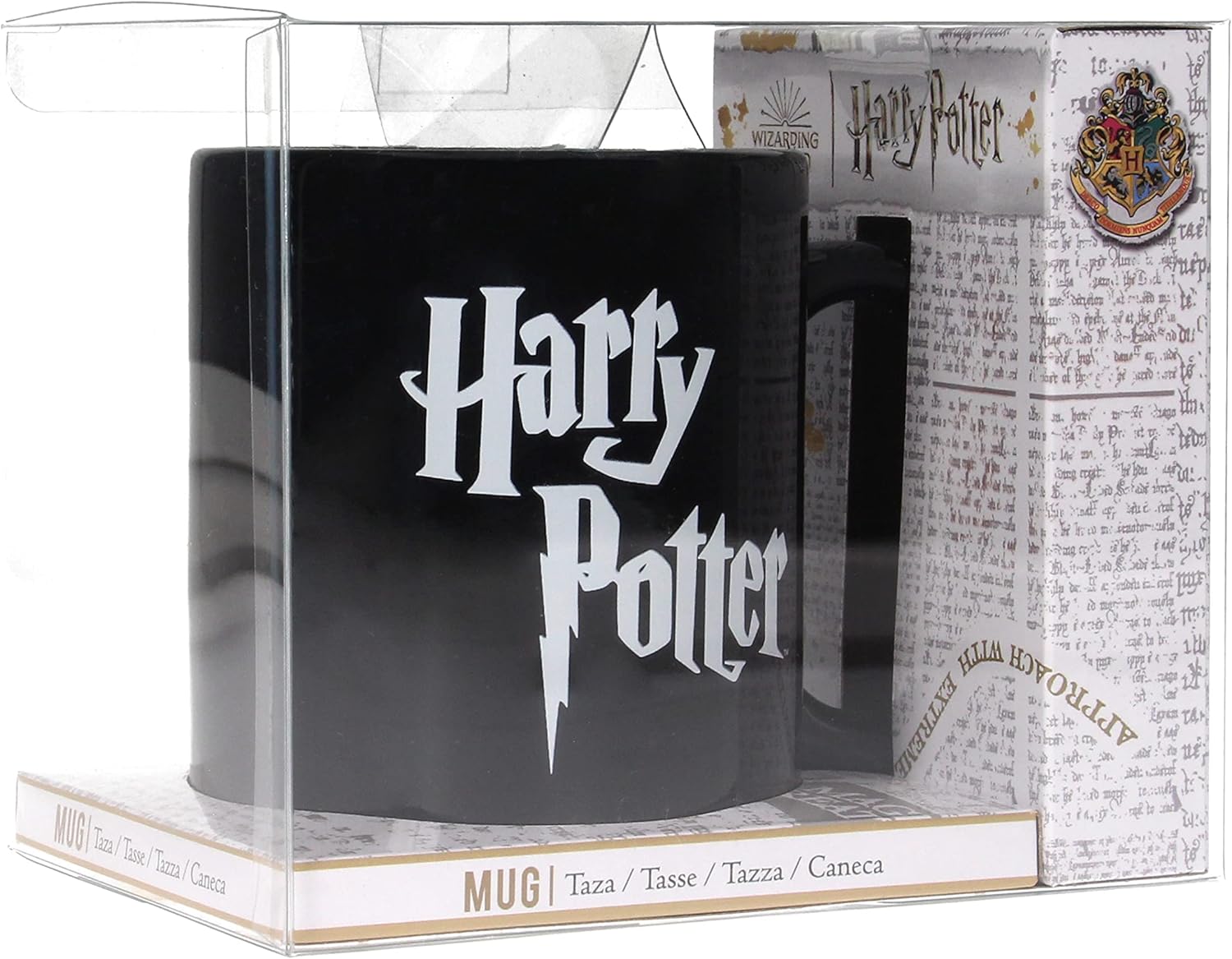 SD Toys Harry Potter Ceramic Mug, White/Black, 8 cm