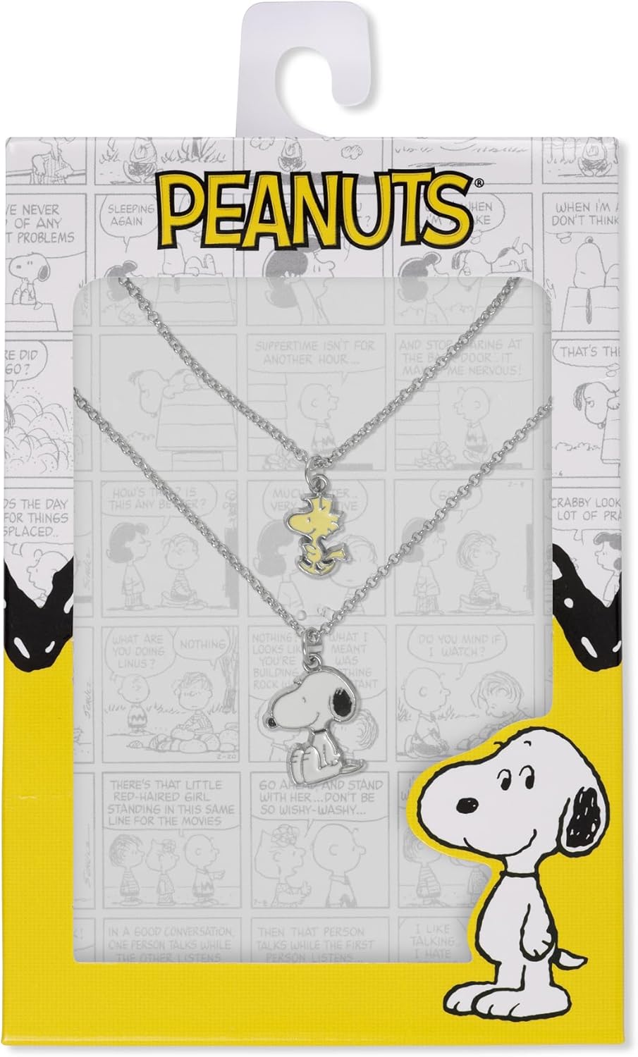 Disney - Peanuts Snoopy and Woodstock 2 Pc Necklace