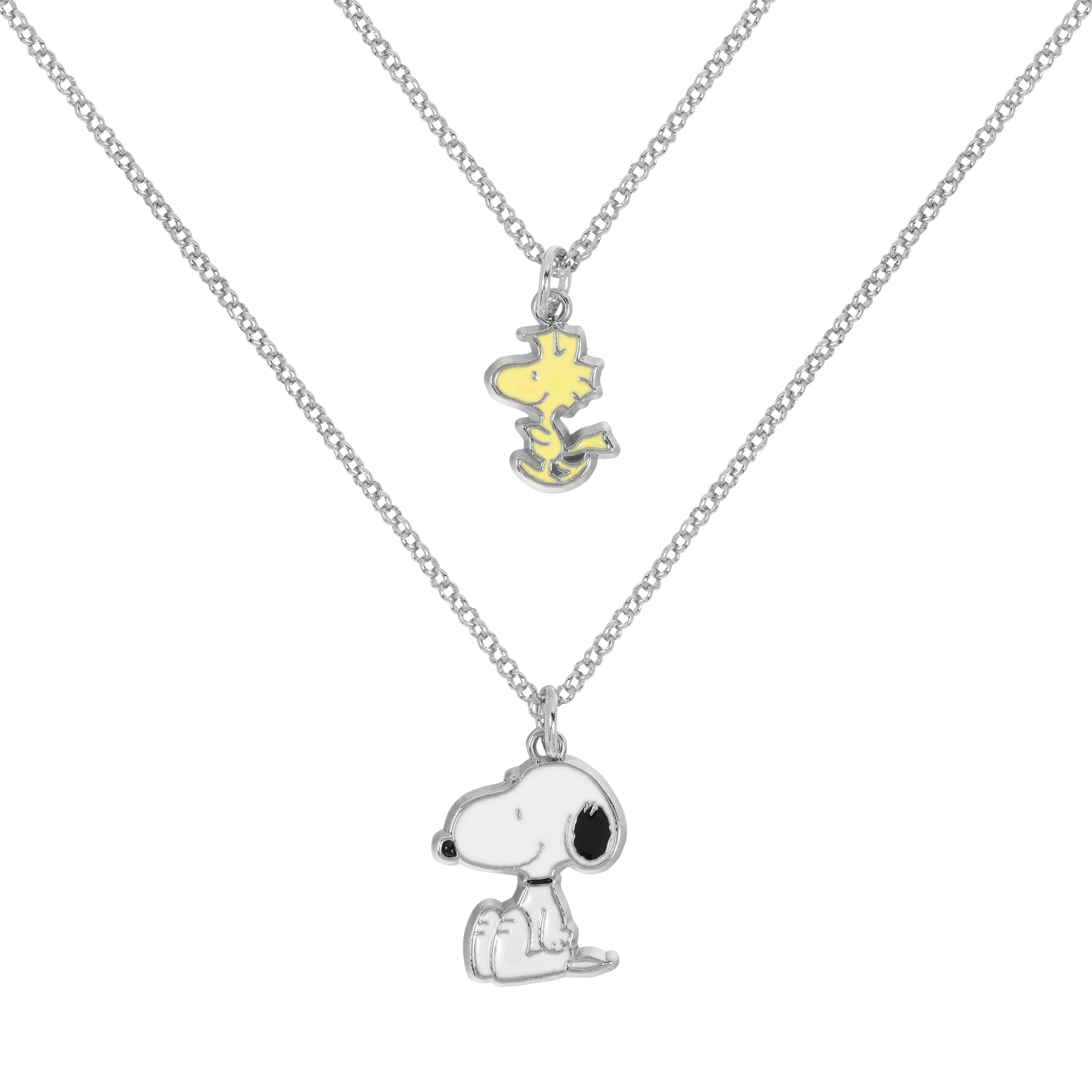 Disney - Peanuts Snoopy and Woodstock 2 Pc Necklace