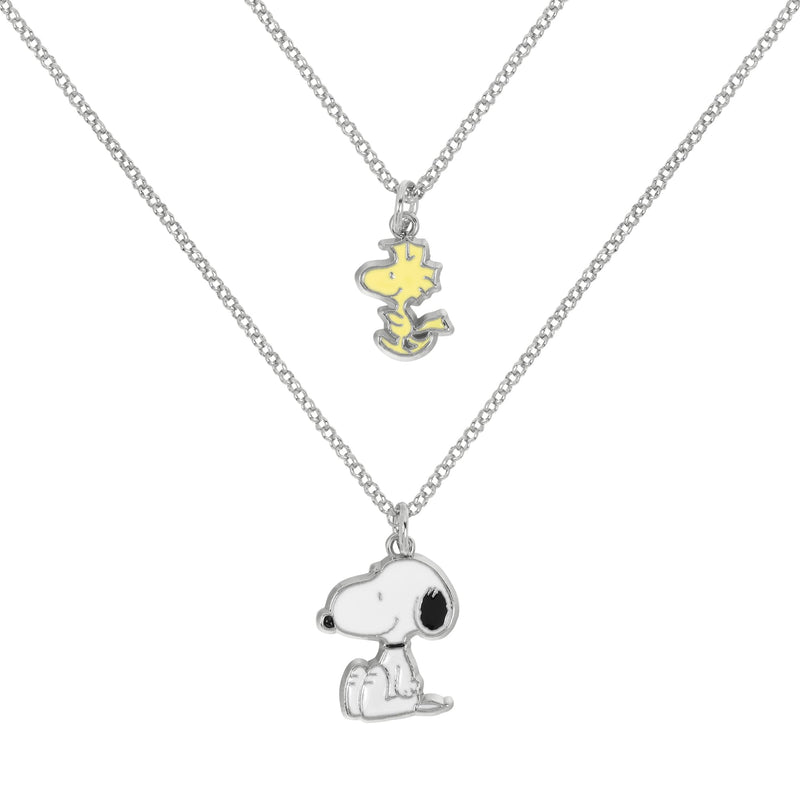 Disney - Peanuts Snoopy and Woodstock 2 Pc Necklace