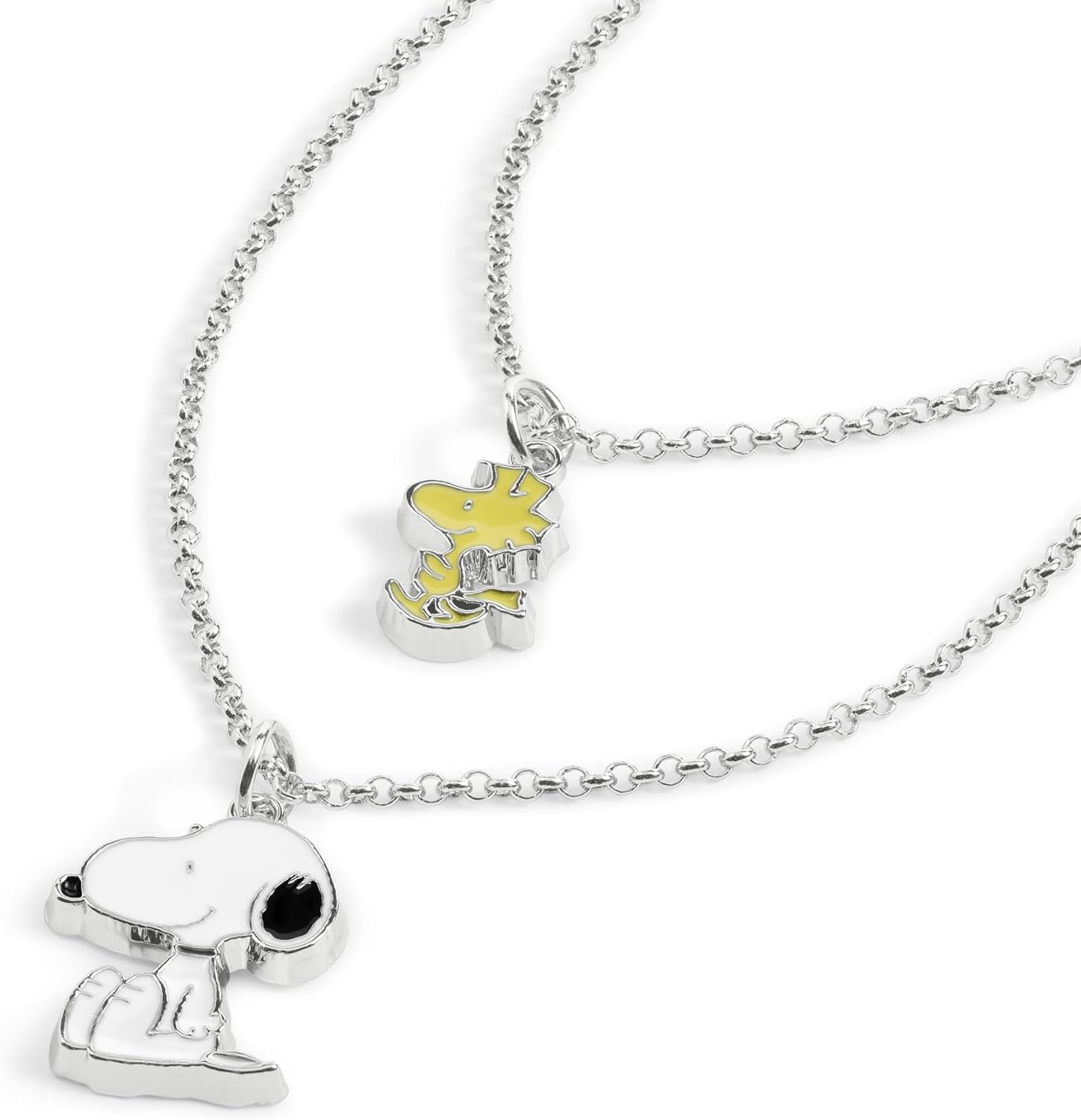 Disney - Peanuts Snoopy and Woodstock 2 Pc Necklace