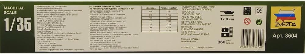 Zvezda 500783604 1:35 WWII Special Vehicle 251/3 Model B Remote Detector