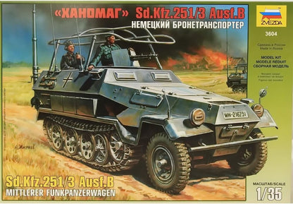 Zvezda 500783604 1:35 WWII Special Vehicle 251/3 Model B Remote Detector