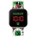 Disney - Minecraft Creeper Tnt Printed Strap Led Watch