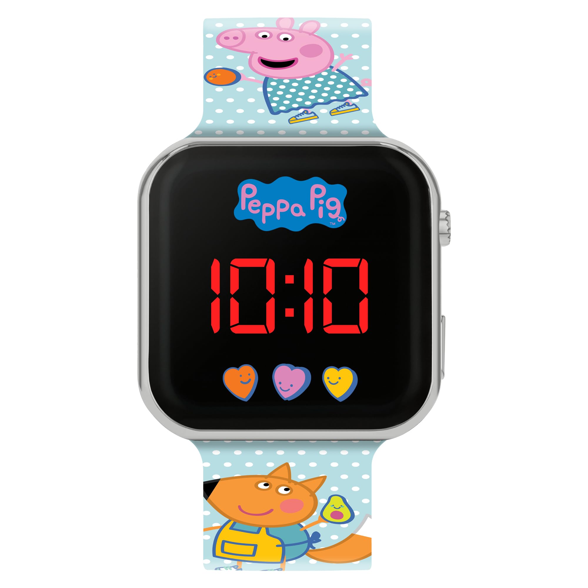 Disney - Peppa Pig Printed Strap Led Watch