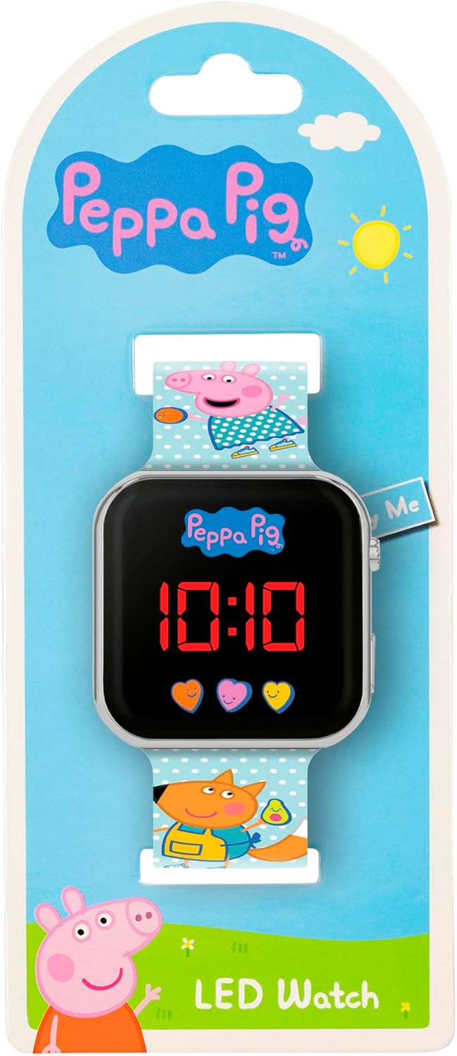 Disney - Peppa Pig Printed Strap Led Watch