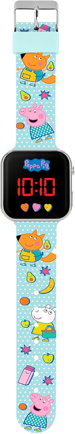 Disney - Peppa Pig Printed Strap Led Watch