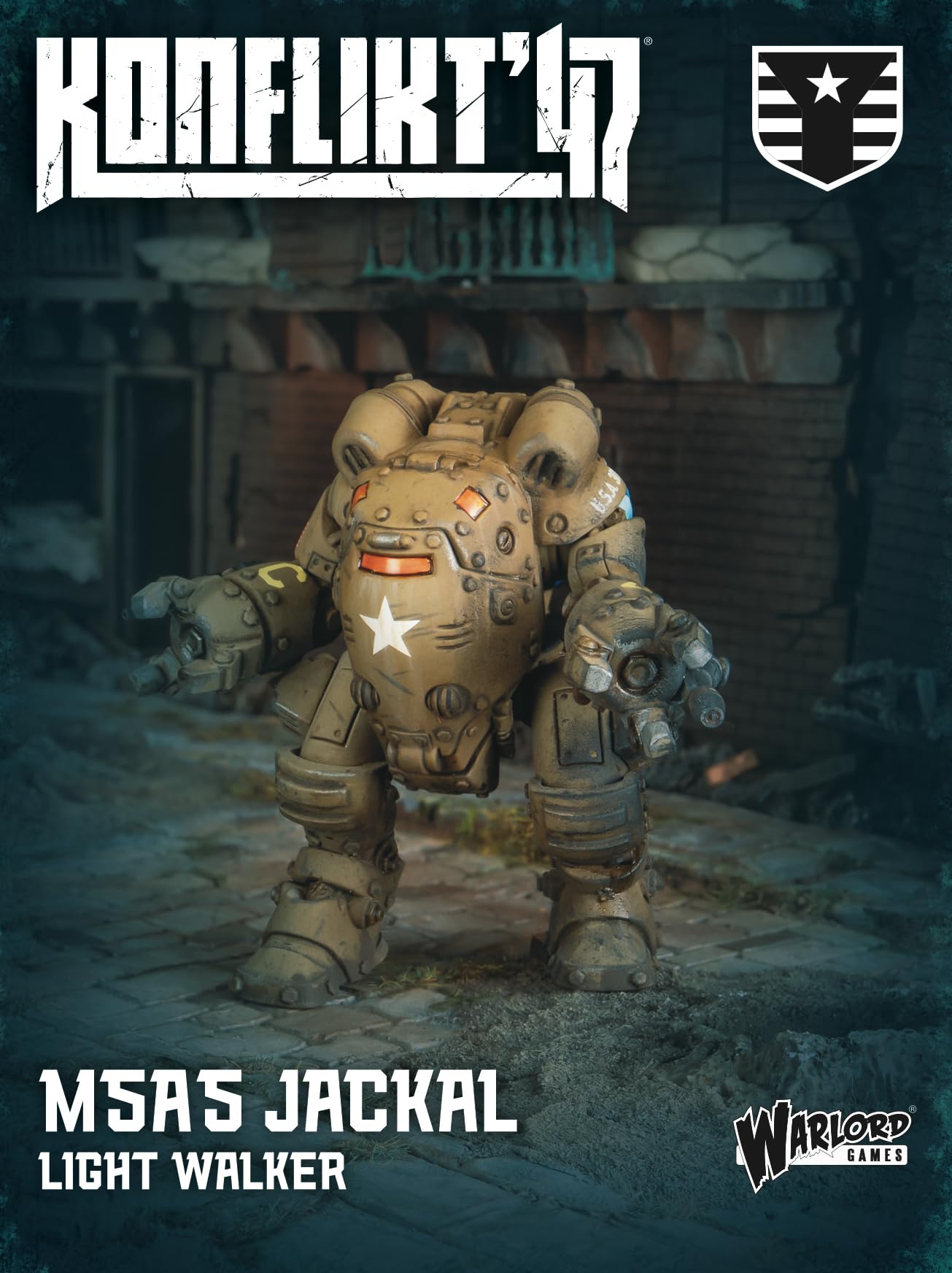 Warlord Games M5A5 Jackal Light Walker - United States Miniature for Konflikt 47 Highly Detailed 28mm Scale Miniature