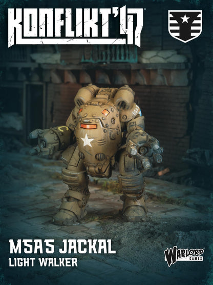 Warlord Games M5A5 Jackal Light Walker - United States Miniature for Konflikt 47 Highly Detailed 28mm Scale Miniature