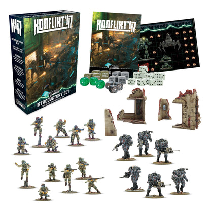 Warlord Games Konflikt '47 Introductory Starter Set 28mm Tabletop Miniature Wargaming