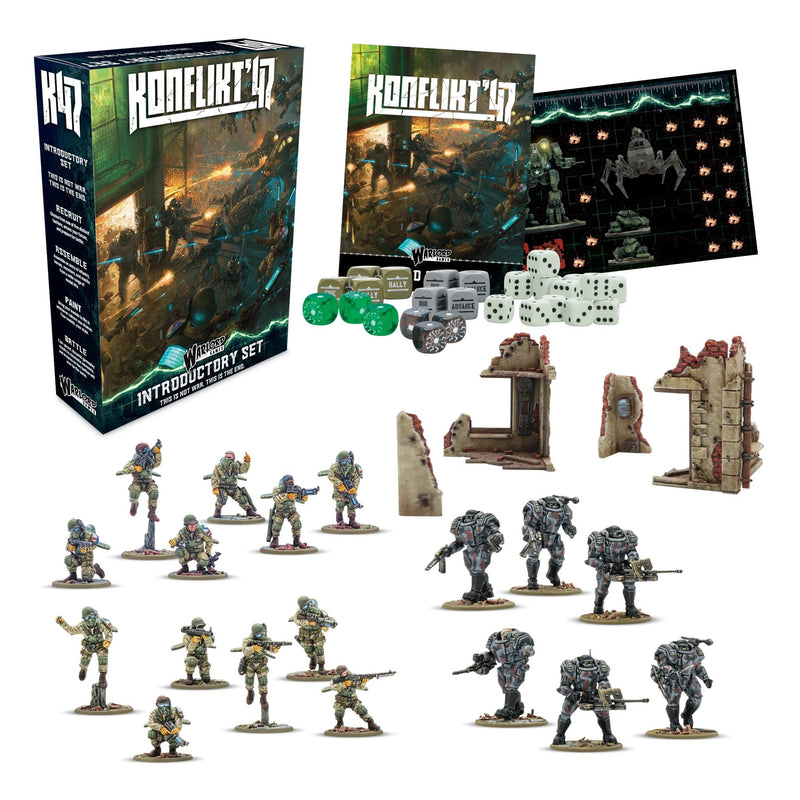 Warlord Games Konflikt '47 Introductory Starter Set 28mm Tabletop Miniature Wargaming