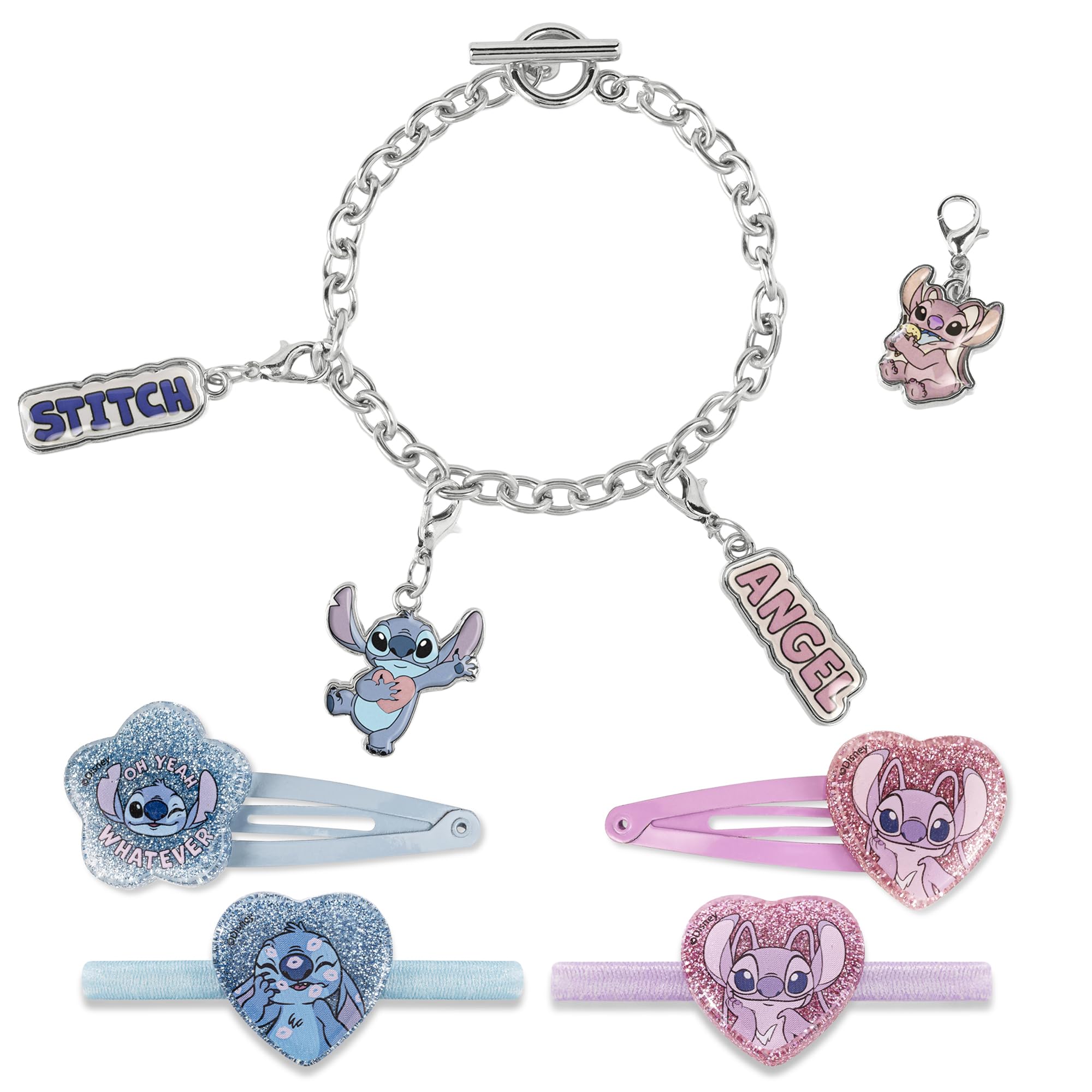 Disney - Stitch Bracelet & Hair Clip Setset