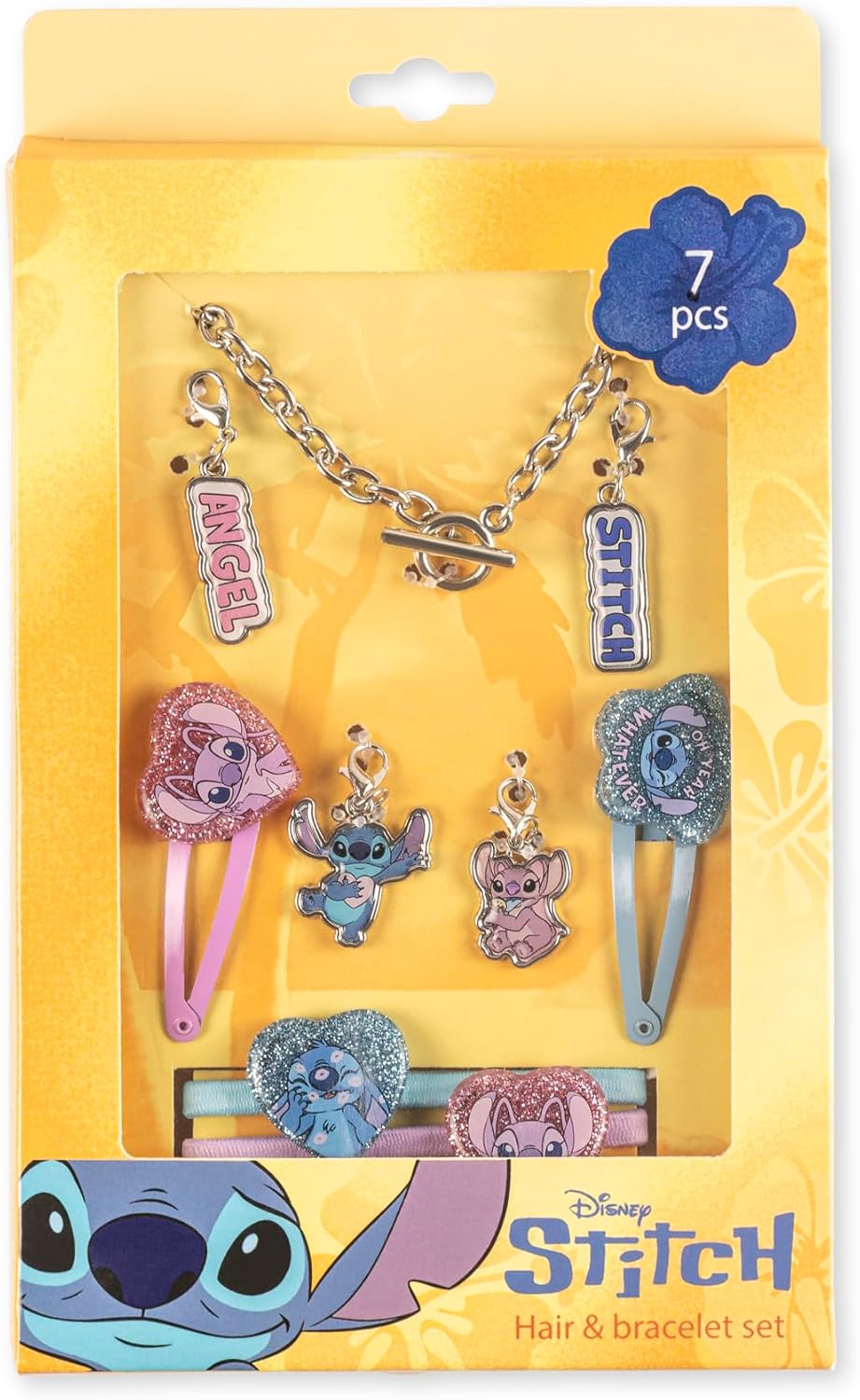 Disney - Stitch Bracelet & Hair Clip Setset