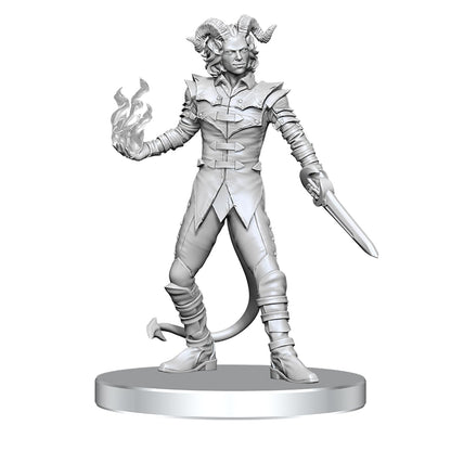 WizKids Pathfinder Battles Deep Cuts: Vordine (Infantry Devil) & Pitborn Rogue | Unpainted Miniature Figure