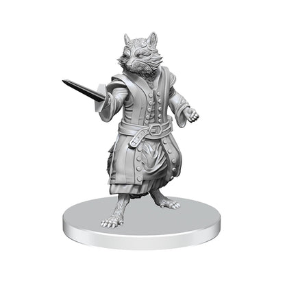 WizKids Pathfinder Battles Deep Cuts: Procyal (Raccoon Agathion) & Zoaem (Ring Archon) | Unpainted Miniature Figure