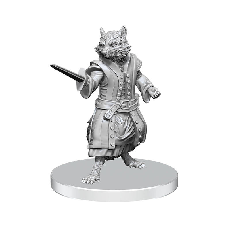 WizKids Pathfinder Battles Deep Cuts: Procyal (Raccoon Agathion) & Zoaem (Ring Archon) | Unpainted Miniature Figure