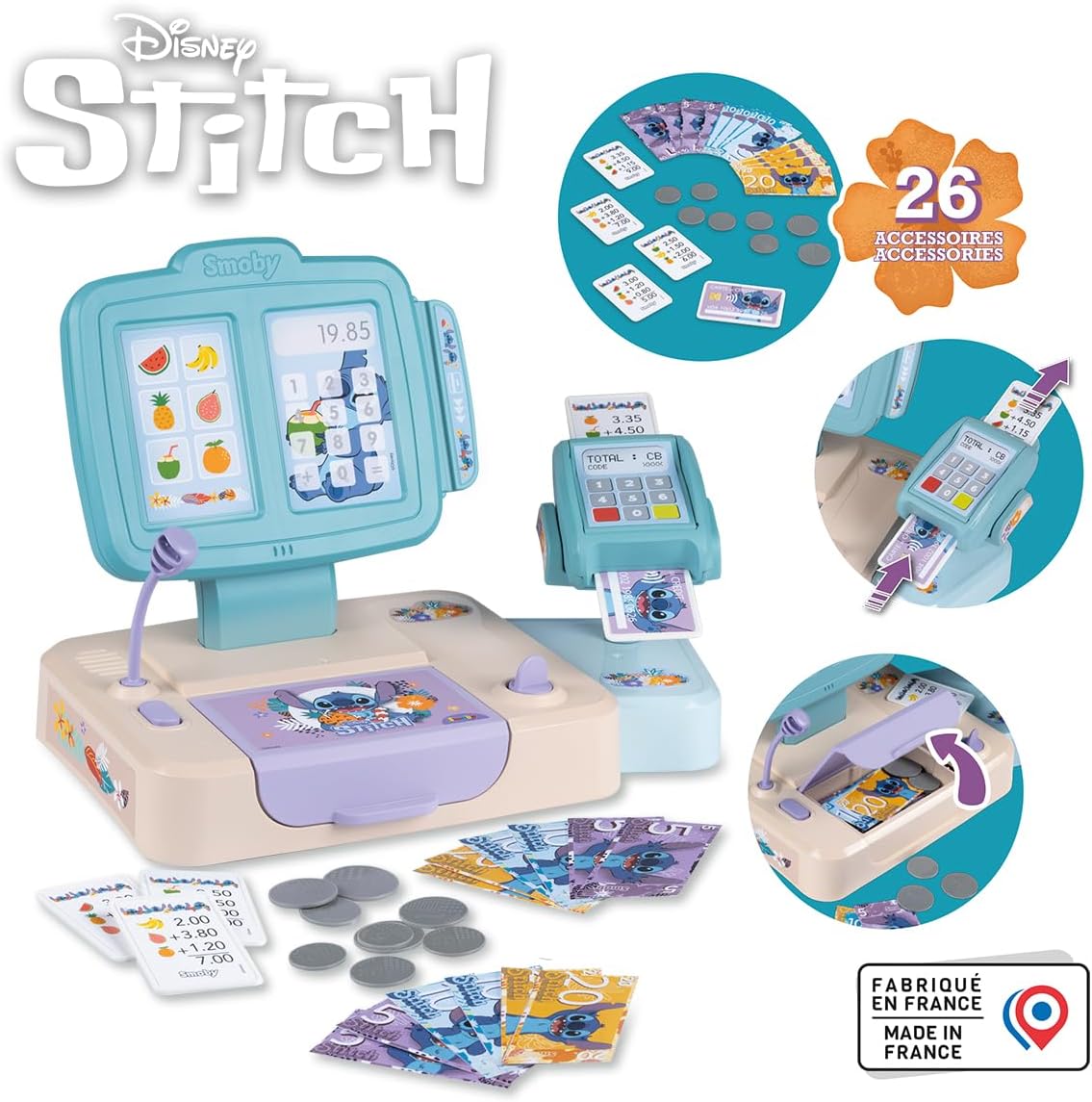 Smoby - Smoby Stitch Kassa met Accessoires
