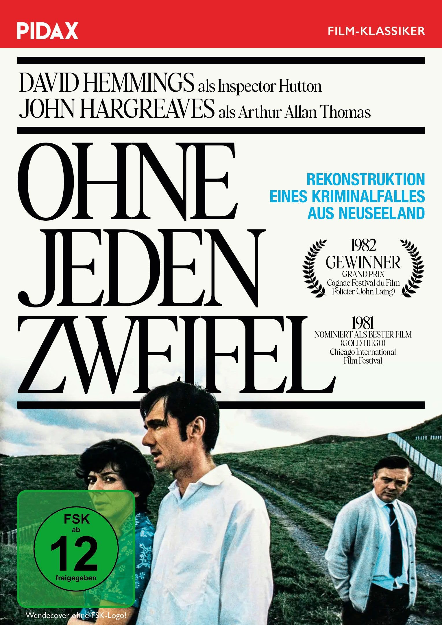 Ohne jeden Zweifel (Beyond Reasonable Doubt) / Packender Thriller über einen wahren Kriminalfall aus Neuseeland (Pidax Film-Klassiker)